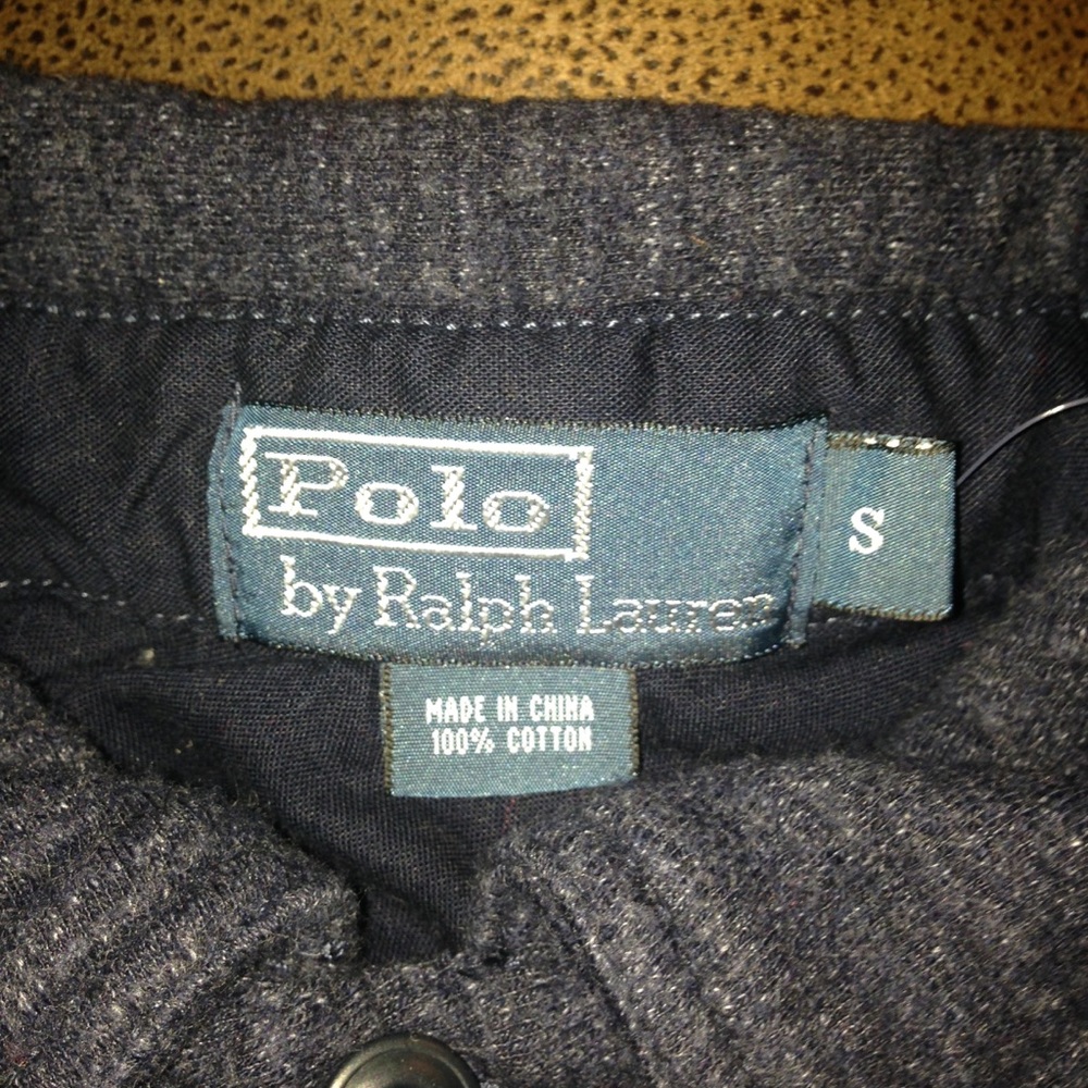 POLO RALPH LAUREN HALF BUTTON JERSEY/PULLOVER $185 - Picture 8 of 9